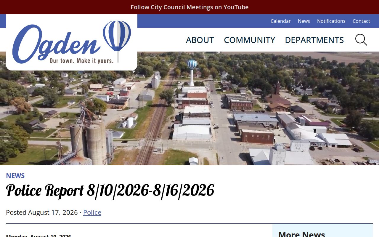 Ogden police arrest report with release and innocence notice